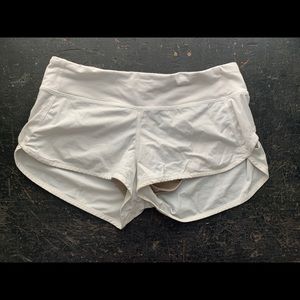 LULULEMON White Speed Short